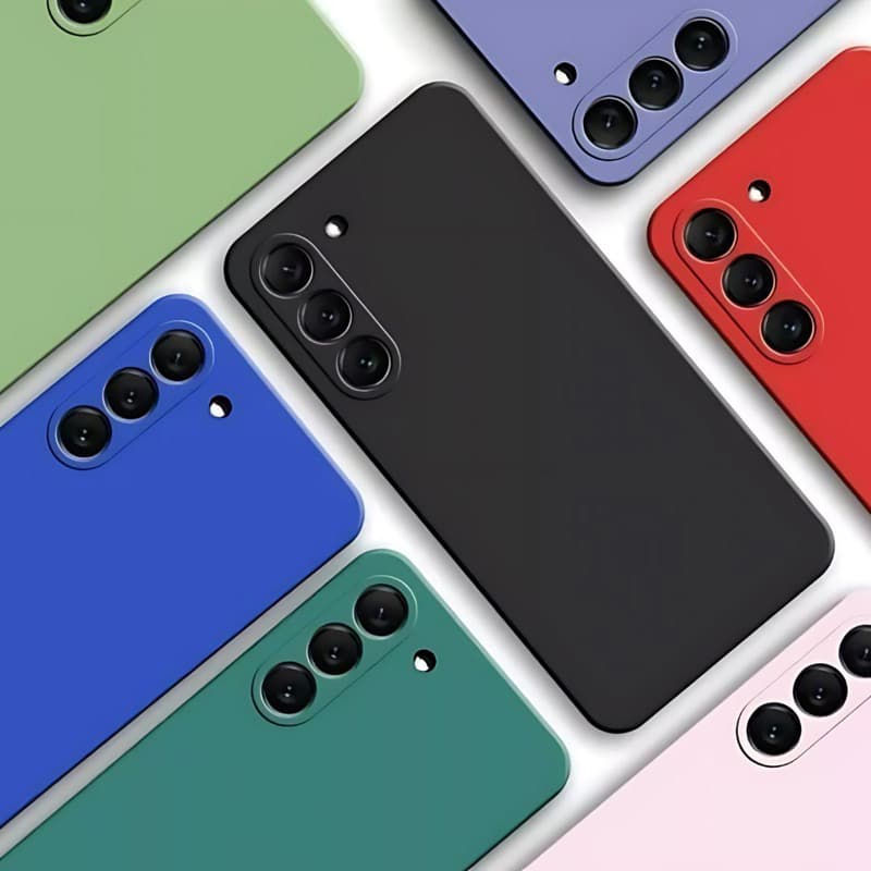 Capa Capinha Anti Queda Aveludada + Película Para Samsung Galaxy A54