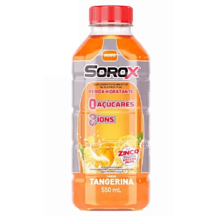 Sorox Bebida Hidrotônica Sabor Tangerina 550ml