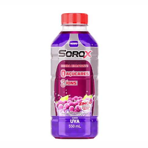 Sorox Bebida Hidrotônica Sabor Uva 550ml