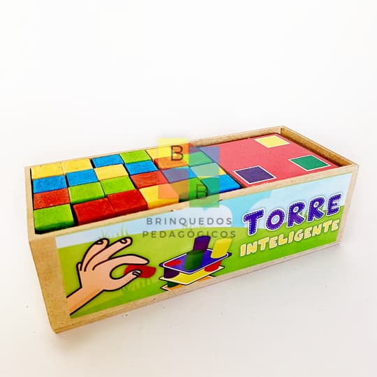 Brinquedo Pedagógico Torre Inteligente Brinquedo Educativo para Crianças