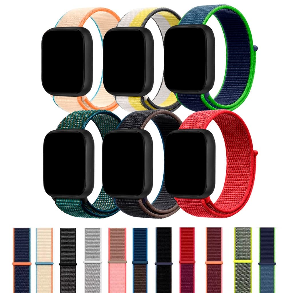Pulseira Nylon Loop Sport Relogio Compativel AppleWatch/ Relogio Smart Watch Series 8 7 6 5 4 3 2 1