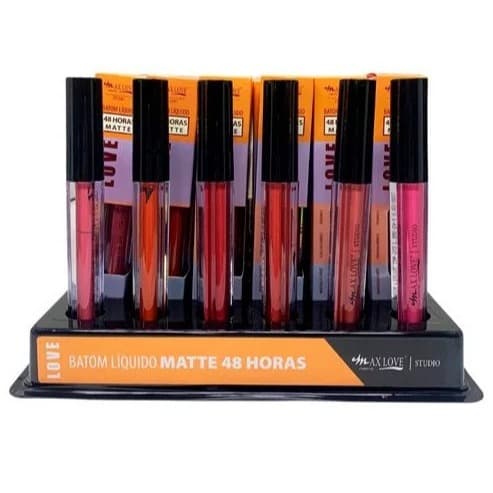 Batom Líquido Matte 48 Horas  Cor 250 ao 255 Max Love  escolha sua cor
