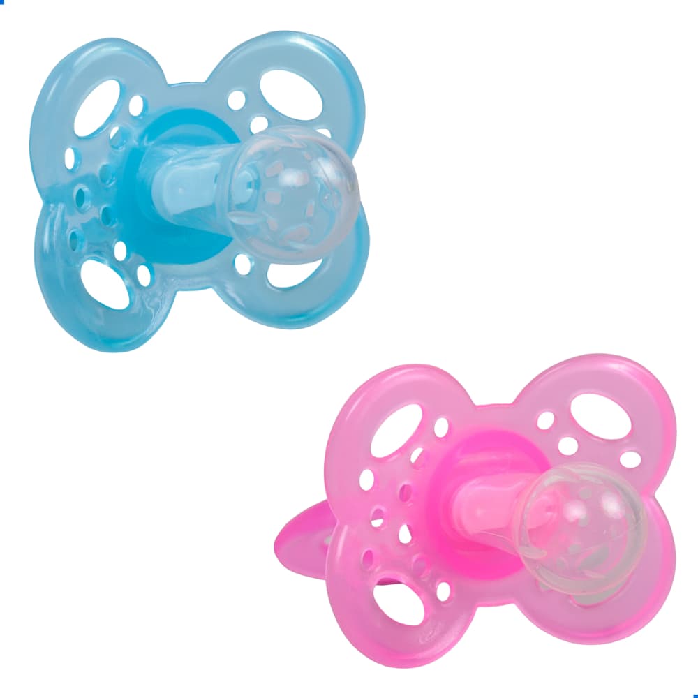 Chupeta Bico 100% Silicone Convencional Bolinha Prisma +6m Nina Baby