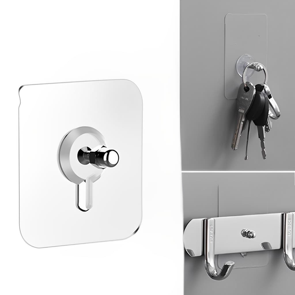 Kit 5/10 PÇS Gancho de Parede Adesivo Multiuso Para Pendurar Quadros Utensílios De Cozinha Banheiros Parafuso