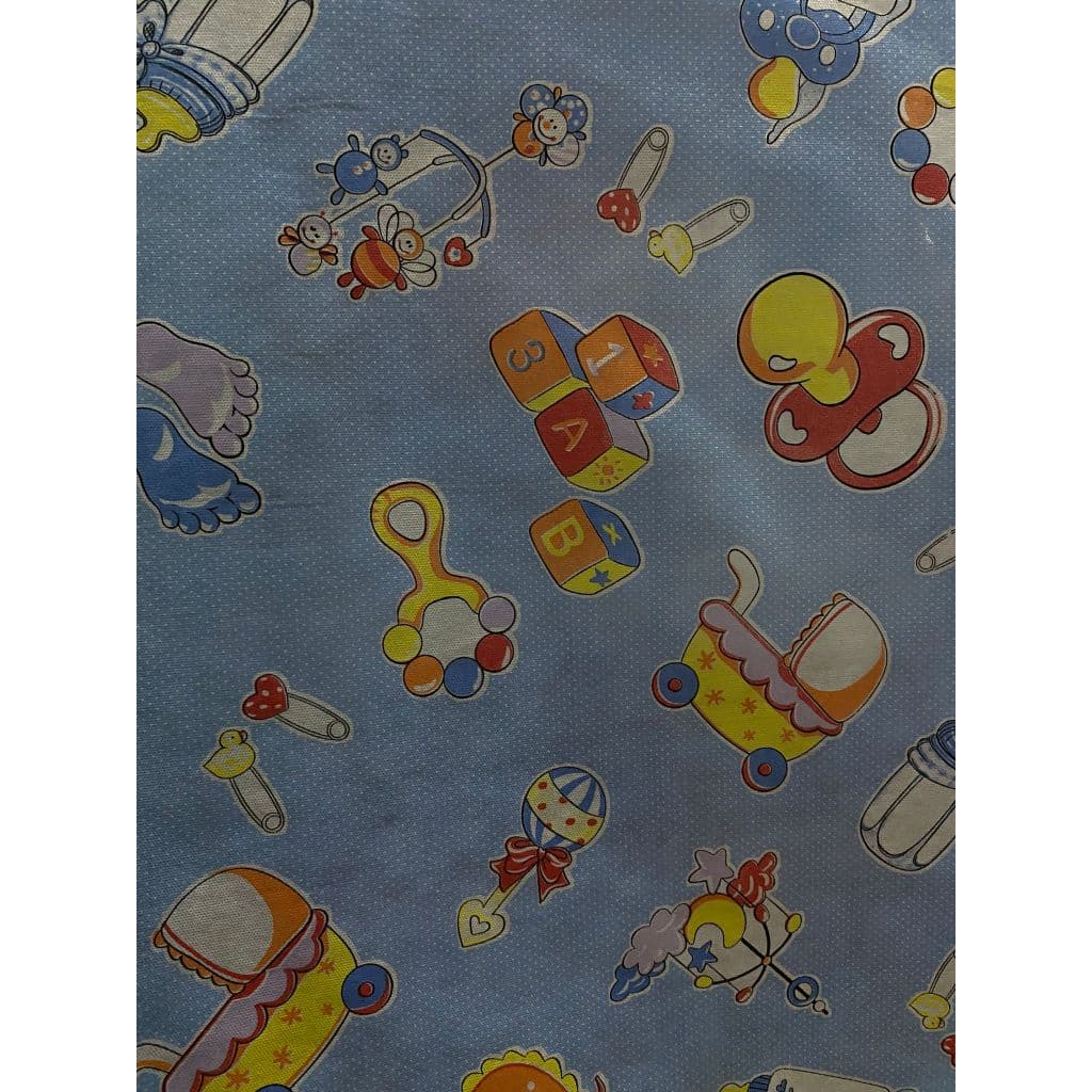 TNT CHA DE BEBÊ MENINO - TNT ESTAMPADO CHÁ DE BEBÊ - TNT CHUPETA, MAMADEIRA.. - 2 MTS