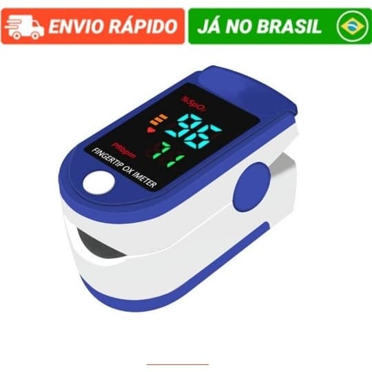 Oximetro De Dedo Digital Led Portatil Batimento Cardiaco Pulso Top