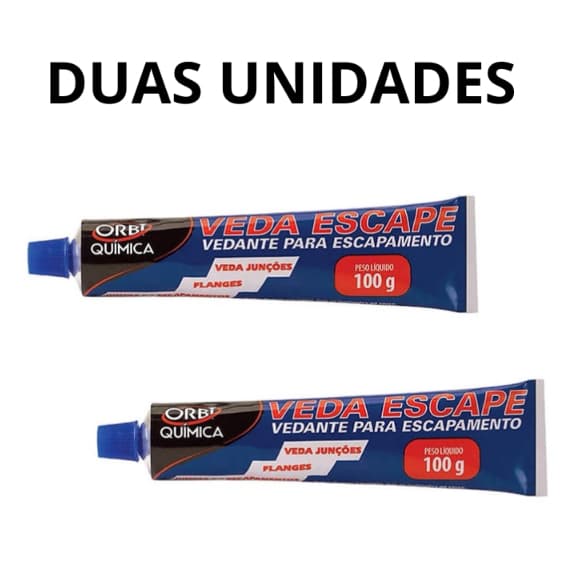 Vedante Escape Cola Adesivo De Vedação Orbi Para Escapamento Carro OU Moto Duas Unidades