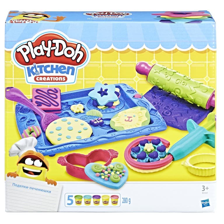Massinha de Modelar Play Doh Conjunto Biscoitos Divertidos - HASBRO B0307