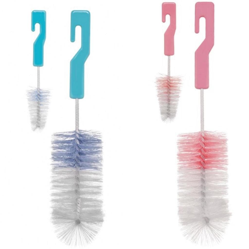 Kit Escovas Limpeza Mamadeira Bico lavar potes, colher dosadora, copos, mamadeiras bebê Buba