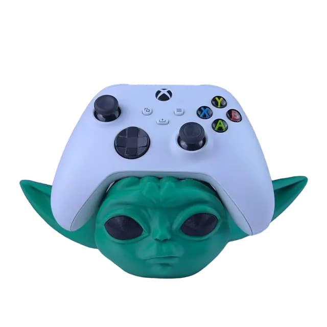 Suporte de controle de video game Star Wars Baby Yoda compativel com Xbox, Playstation, Switch e outros