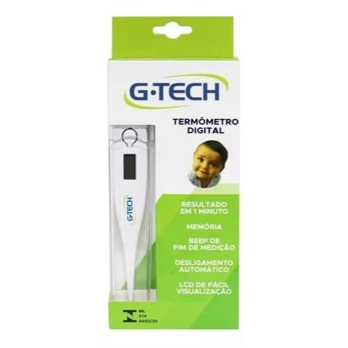 Termômetro Digital Branco G-Tech Original