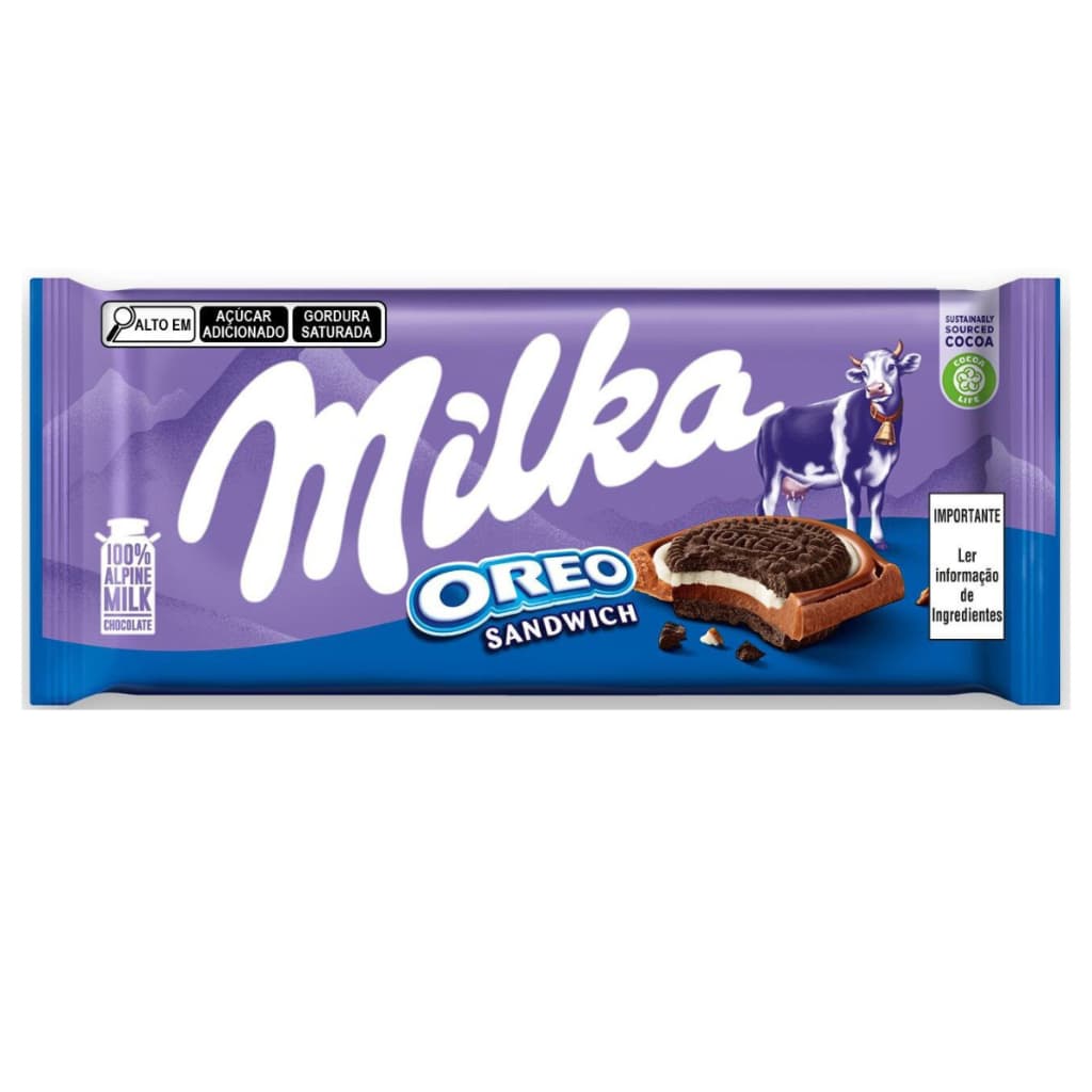 Chocolate Milka Oreo Sandwich 92 Gr Importado