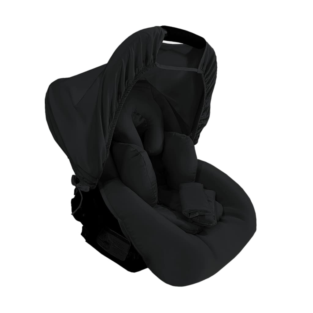 Kit 5 Peças - Capa de Bebê Conforto, Capota Solar, Protetores de Cinto e Redutor Anatômico