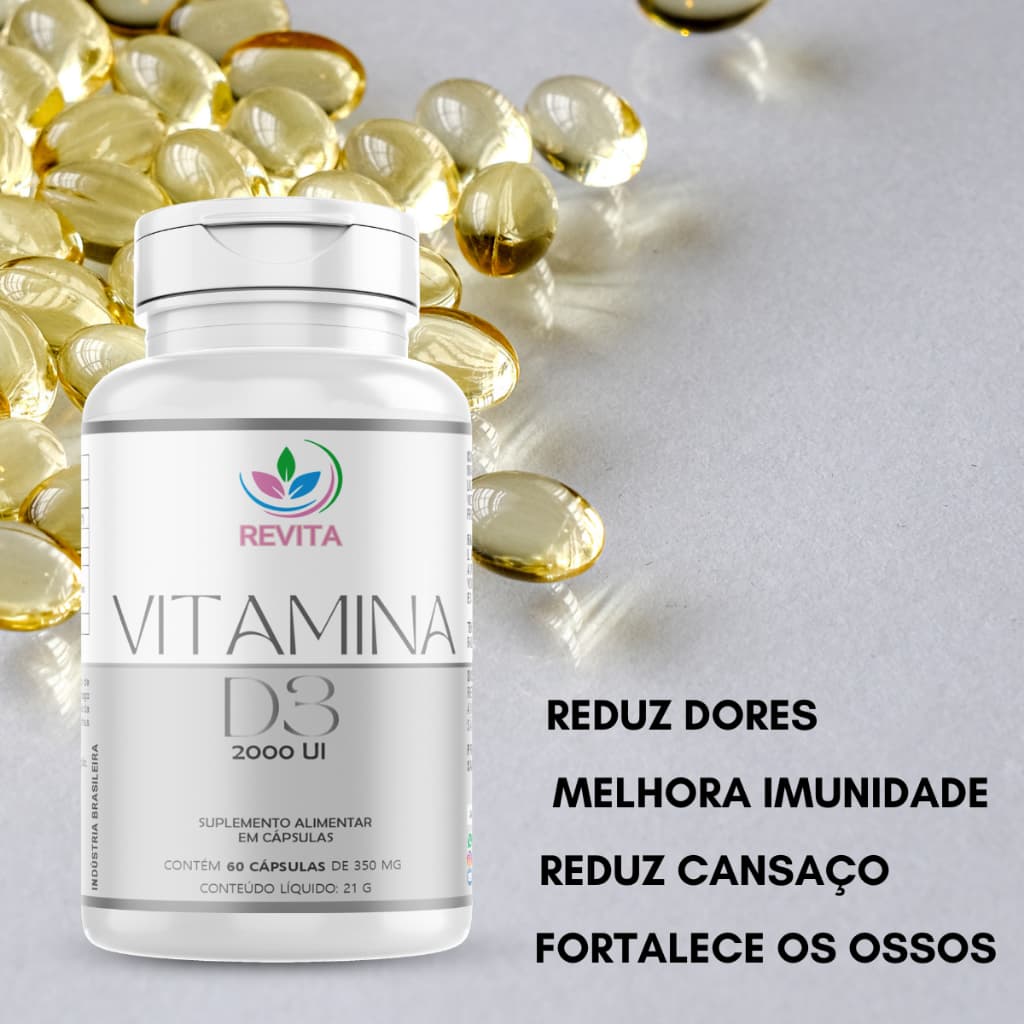 VITAMINA D3 2000 UI ORIGINAL 60 CAPS