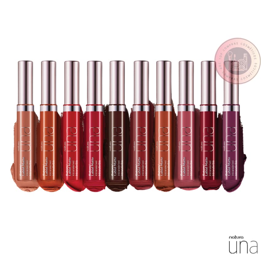 Batom Líquido Matte Intransferível Una Natura - 8ml