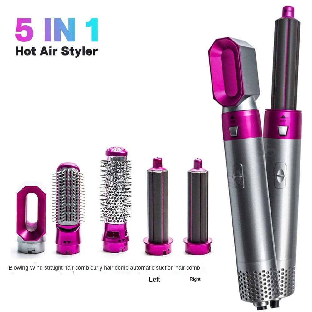 5 Em 1 Secador De Cabelo Escova Alisadora Modeladora 110v escova de ar quente elétrica profissional ferramentas de modelagem de cabelo de...