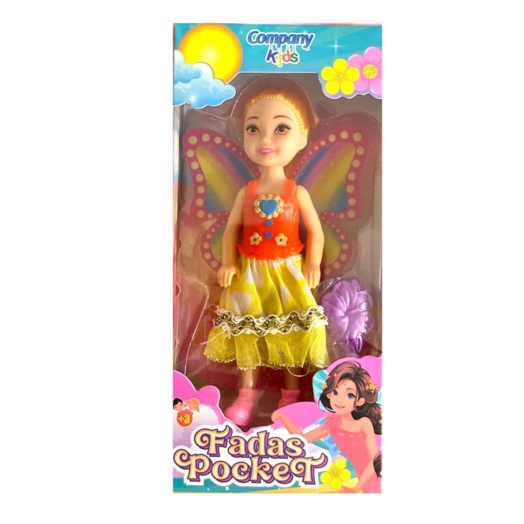 Kit Boneca Fada e sereia com acessórios articuladas
