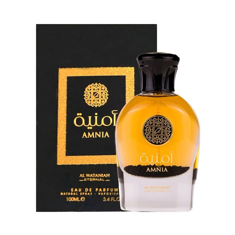 Perfume Al Wataniah Amnia Feminino EDP 100ml Original Importado Longa Duração