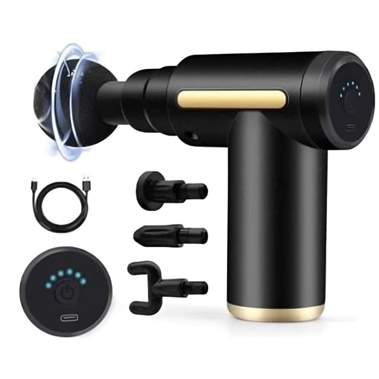 Massageador Elétrico Pistola Profissional Muscular Portátil Original Massagem Massageador Para Dor Muscular