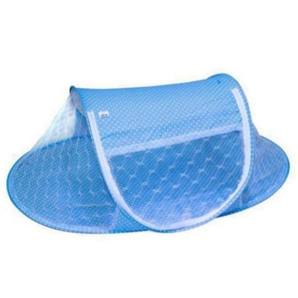 Mosquiteiro Infantil Dobrável Portátil Mini Berço Poá Com Zíper - Envio Já!