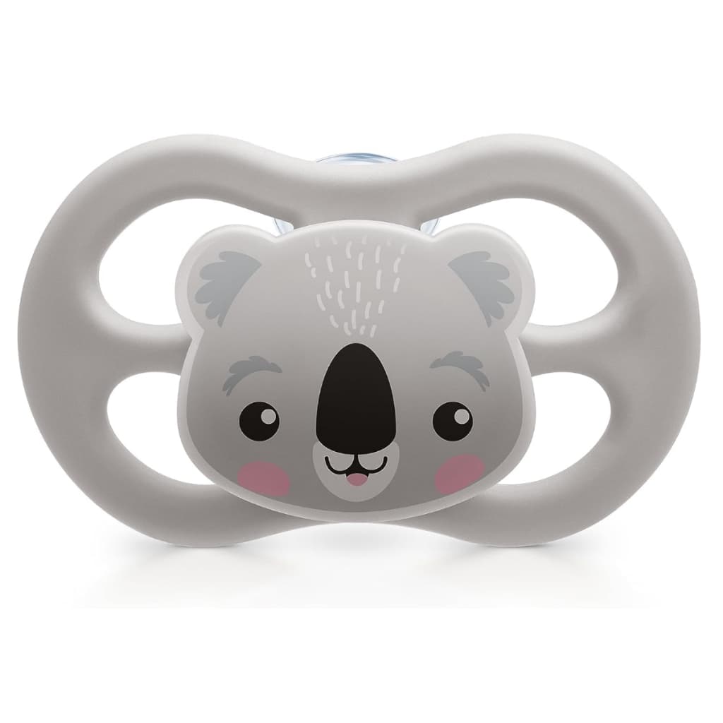 Chupeta Little Friends Lillo Bico Simétrico de Silicone 0-6 Meses Coala