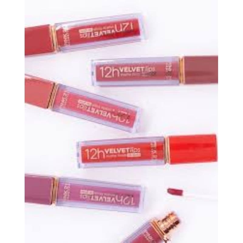 Batom Líquido Matte 12H Velvet Lips pink 21 batom gloss moda maquiagem feminina batom feminino gloss feminino tendência
