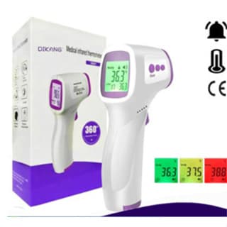 100 kit Termômetro Termometro Digital Infravermelho Medição Temperatura Corporal