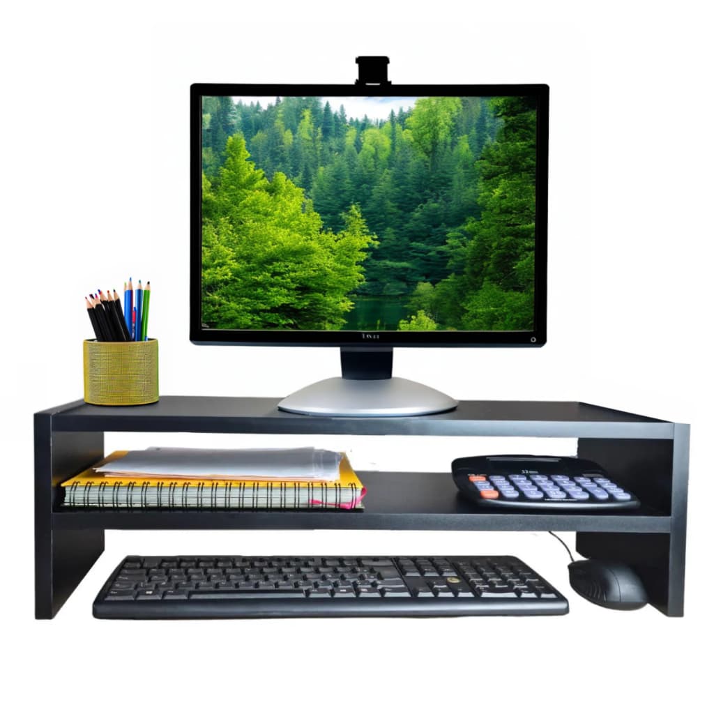 Suporte Base para Monitor Mdf Ergonômico Mesinha Home Office Mesa Gamer Suporte Apoio P/ Tv Notebook MDF Escritório Base
