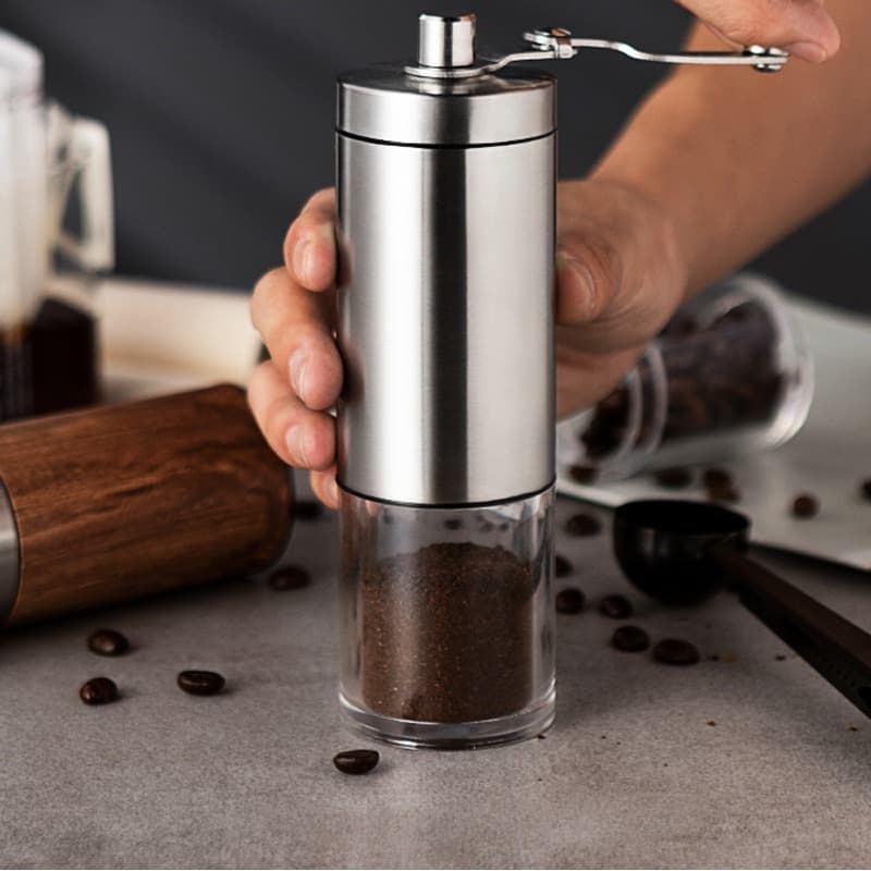 Moedor De Café Inox Moinho Em Cerâmica Com Ajuste De Moagem Moe Grãos