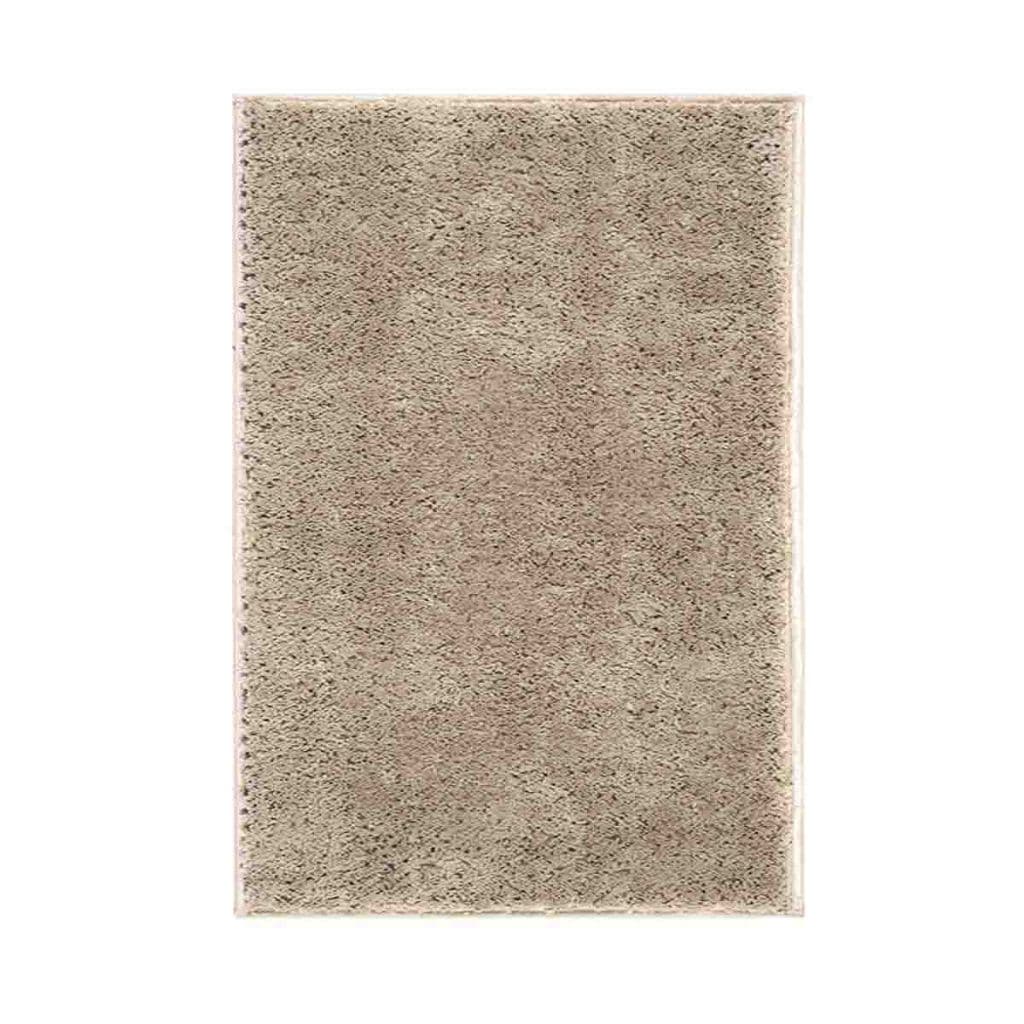 Tapete Sala Quarto 100x150cm Antiderrapante Pelo Curto Macio  Trigo