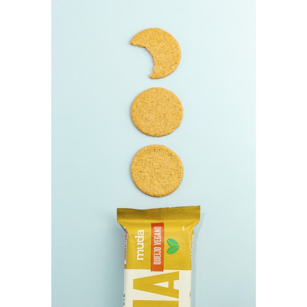 Biscoito Saudável Só De Aveia Oatcake Queijo Vegano 100g