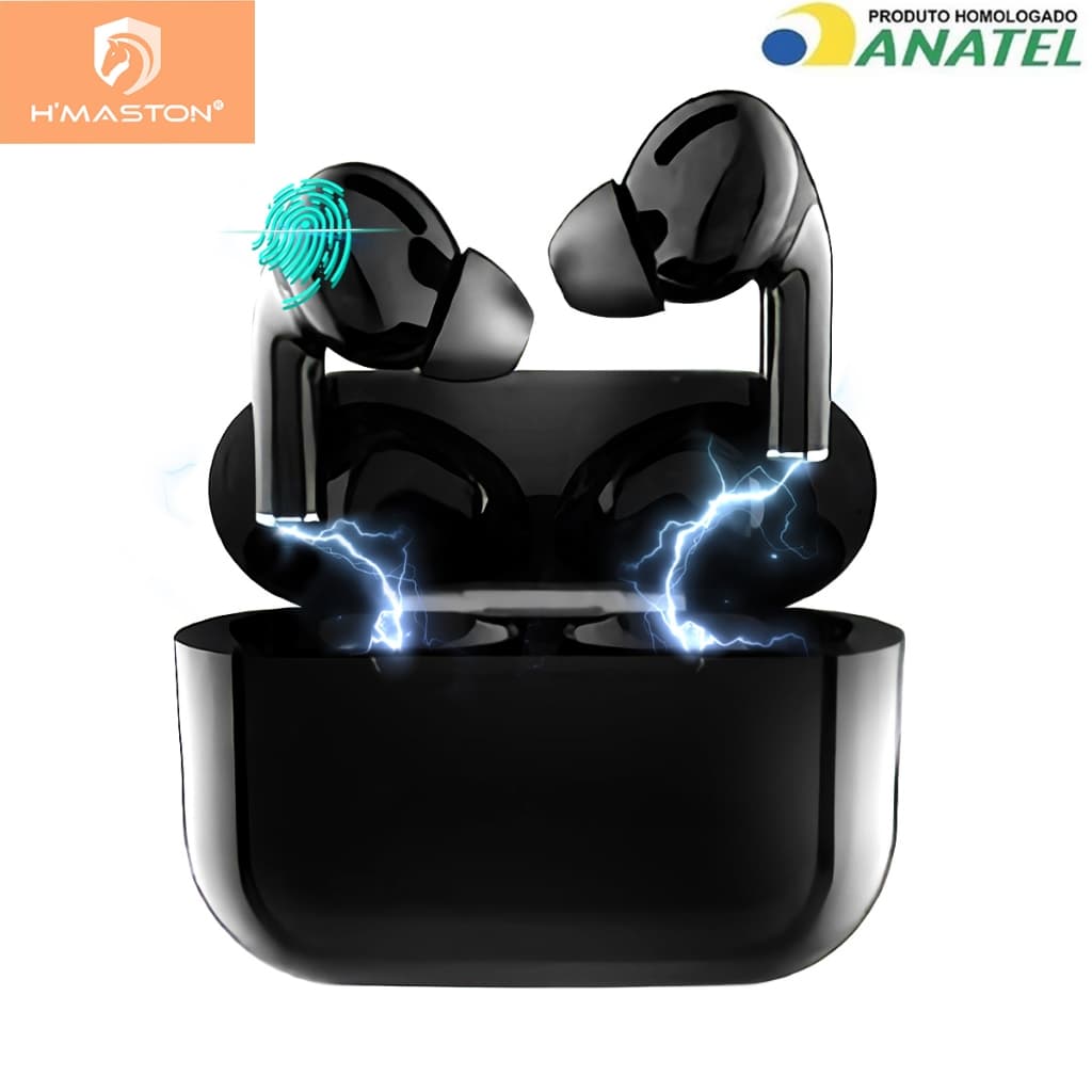 H'maston  LY-13 Fone de Ouvido Sem Fio TWS Bluetooth Intra-Auricular Com Microphone e um Estojo