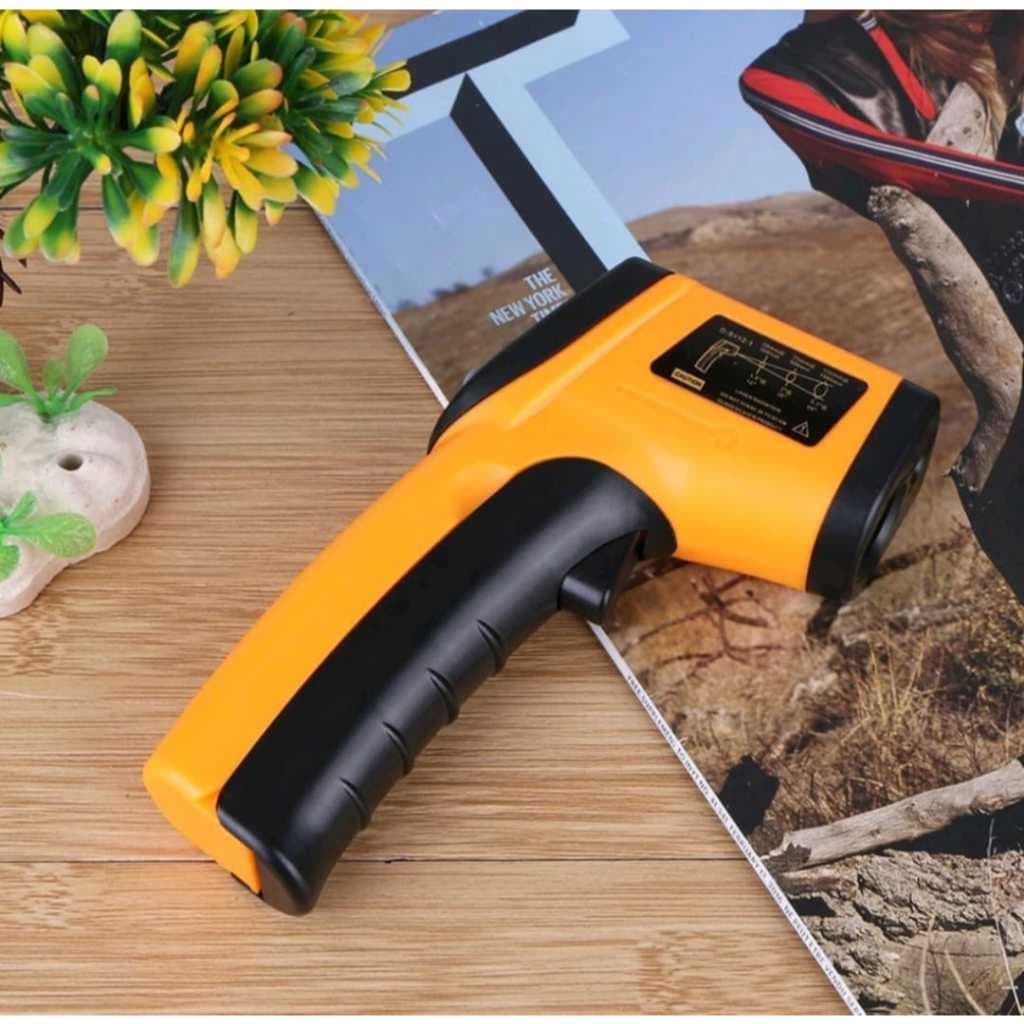 HYQ1889 Termômetro Digital Infravermelho Laser Medição Temperatura Industrial -55ºc - 400ºc