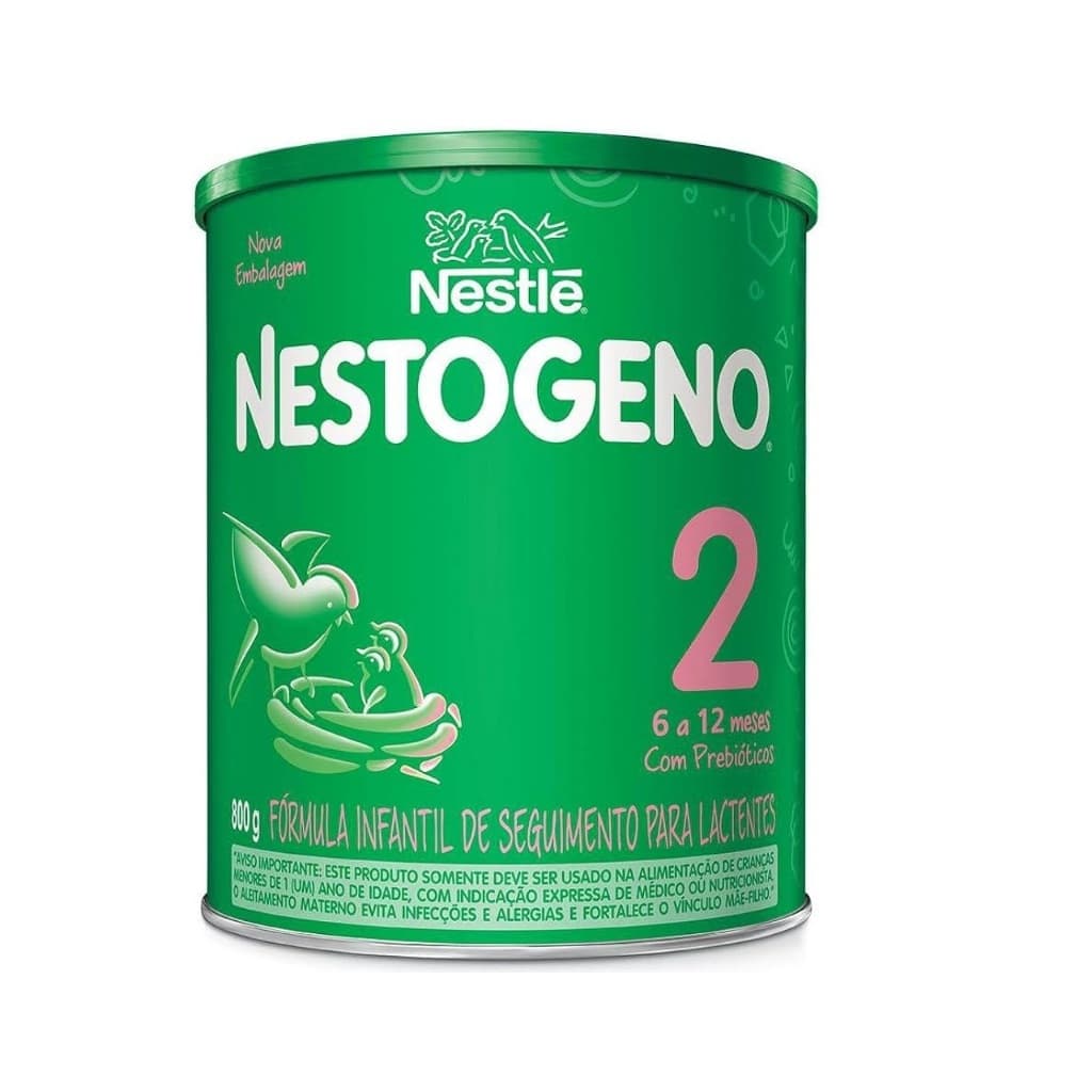 Fórmula Infantil Nestogeno 6 A 12 Meses Lata 800g - Nestlé