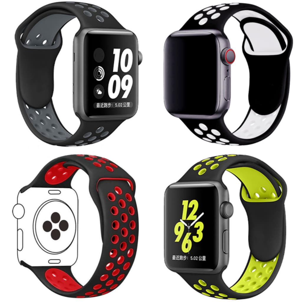 Daniel Pulseira de Silicone Furadinha Para Smartwatch ios Apple Watch 49mm 45mm 44mm 42mm 41mm 40mm 38mm banda premium