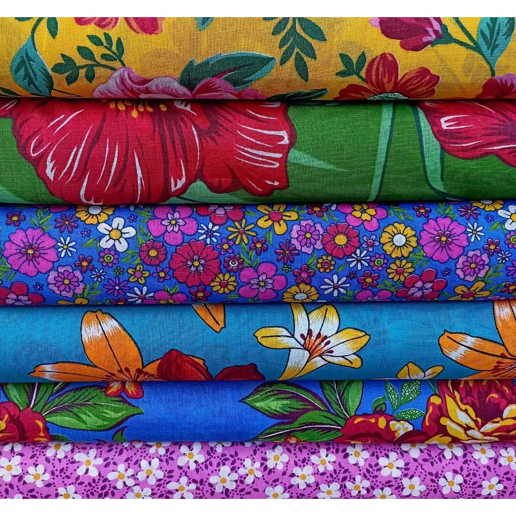 Tecido Chita 100% Algodão, 1,40mt De Largura l Festa Junina | Chitão Chitinha | Artesanato | Patchwork