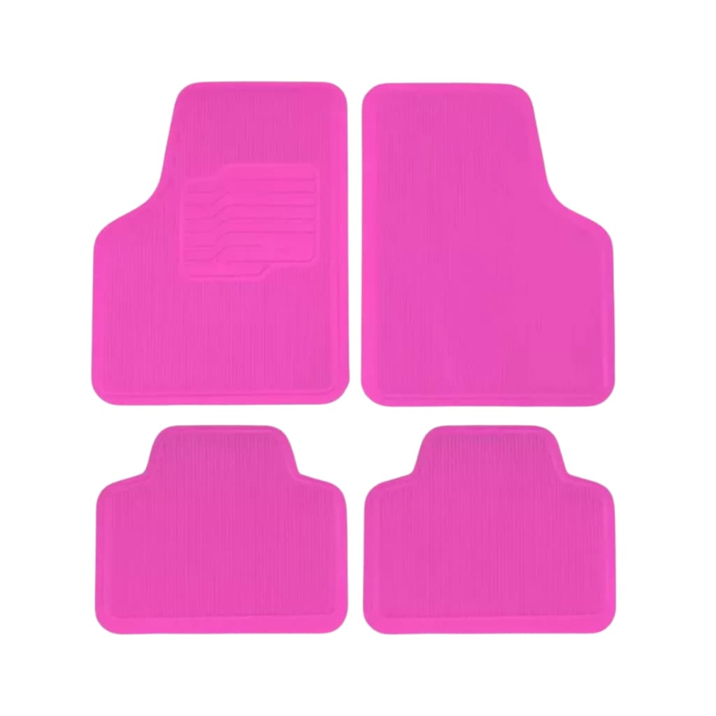 Tapete Rosa Automotivo Universal Para Todos Os Carros Premium Carpete Envio Imediatoo
