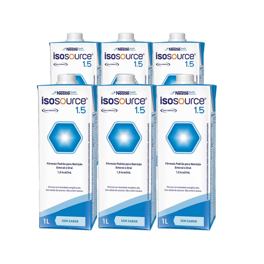 Isosource 1.5 Sem Sabor - 1000ml (Kit 6 unidades)