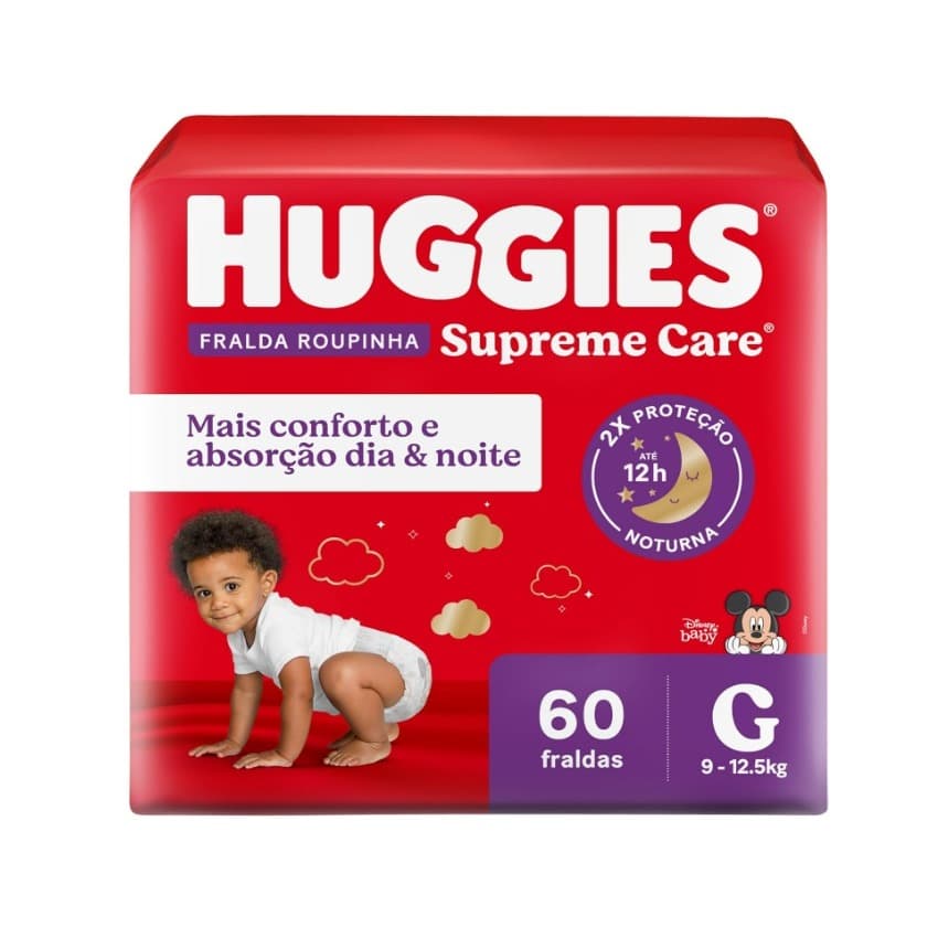 HUGGIES Fralda Huggies Supreme Care Roupinha G / XG