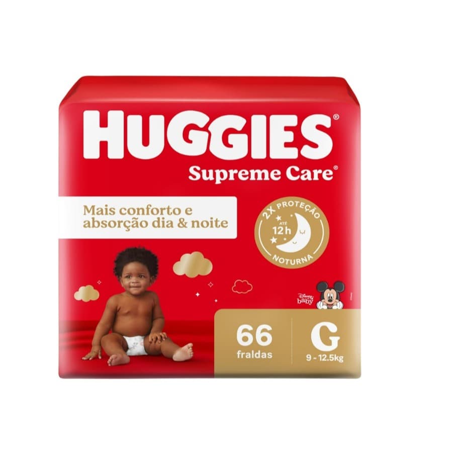 Fralda Huggies Supreme Care M / G / XG