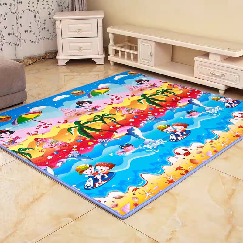 Tapete de Atividades Dupla Face Térmico 120cmx180cm Infantil Emborrachado Educativo bebê crianças