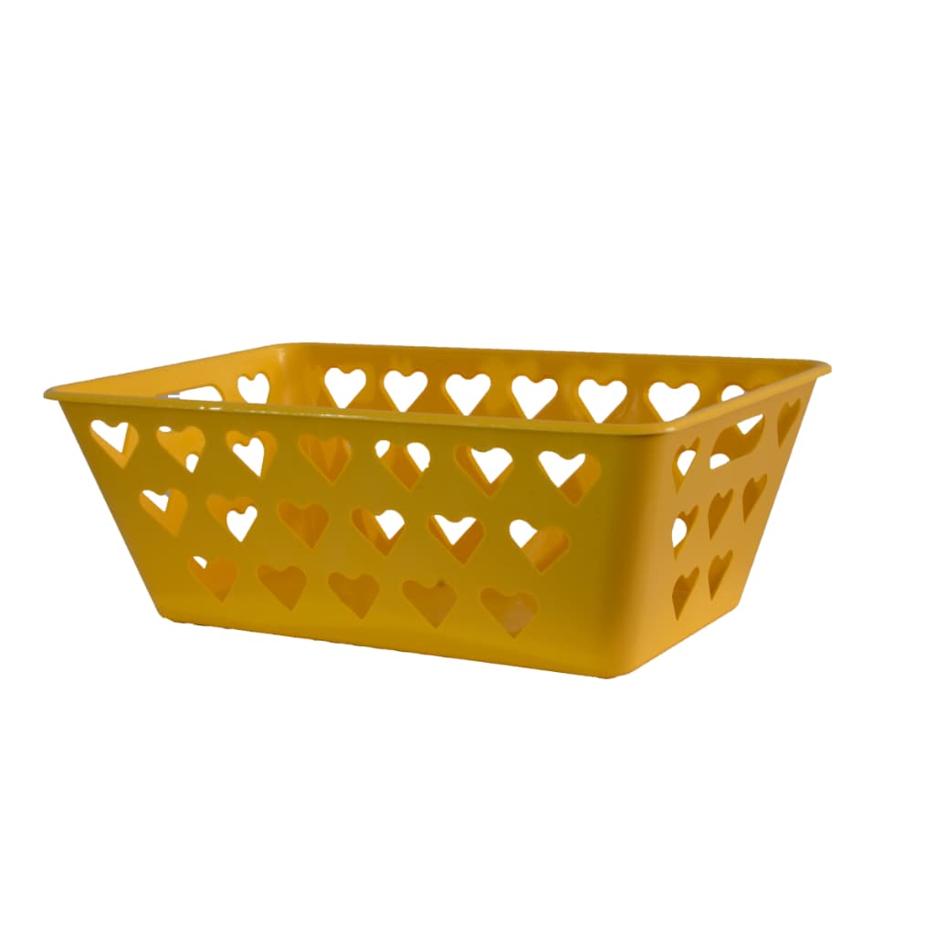 Kit organizador  6 cestos organizador 10x19x29 Cozinha Lavanderia Escritório Banheiro Quarto Sala