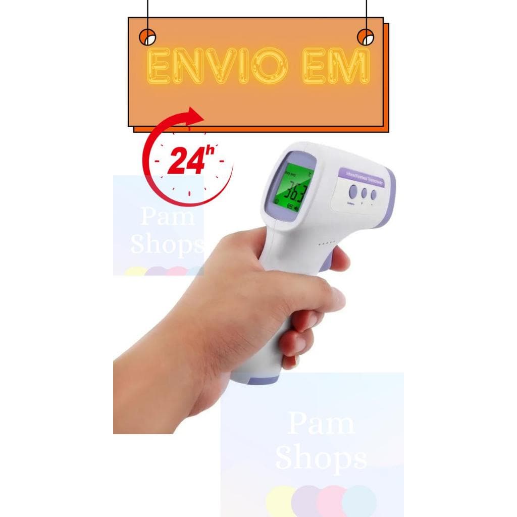 Termômetro de Testa sem Contato com Tela LED Digital ARM Termômetro Medidor De Temperatura Infravermelho