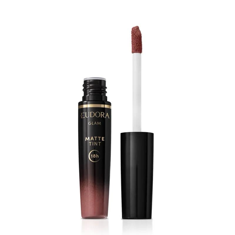 Batom Líquido Rosé Vintage Glam Matte Tint 4g nova embalagem