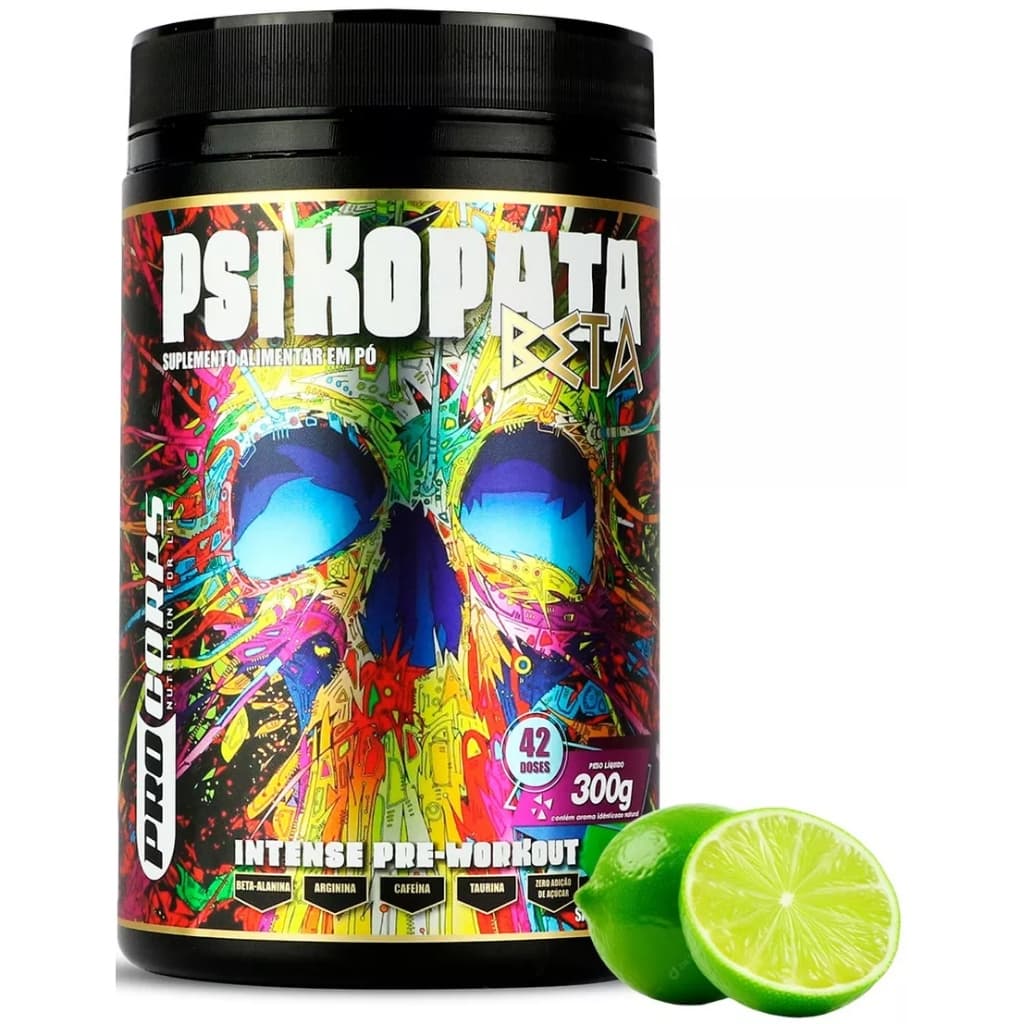 Psikopata - Pré Treino Sem Glúten - 300g - Pro Corps