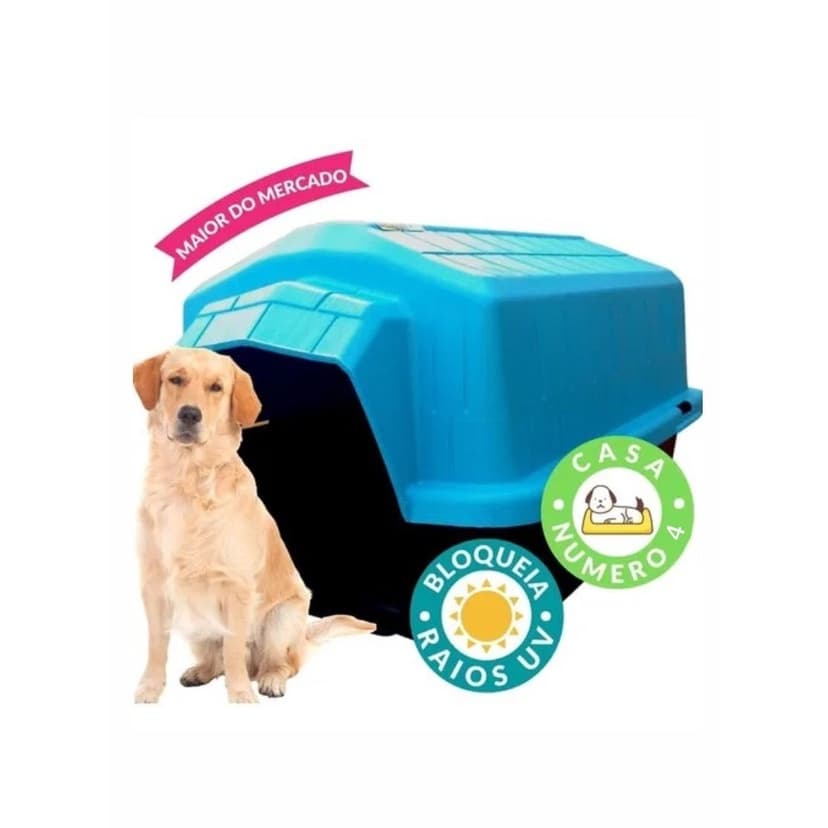 Casinha Para Cachorros  Tamanho 4 Facil De Montar  Pets Anti Uv Plástico Resistente