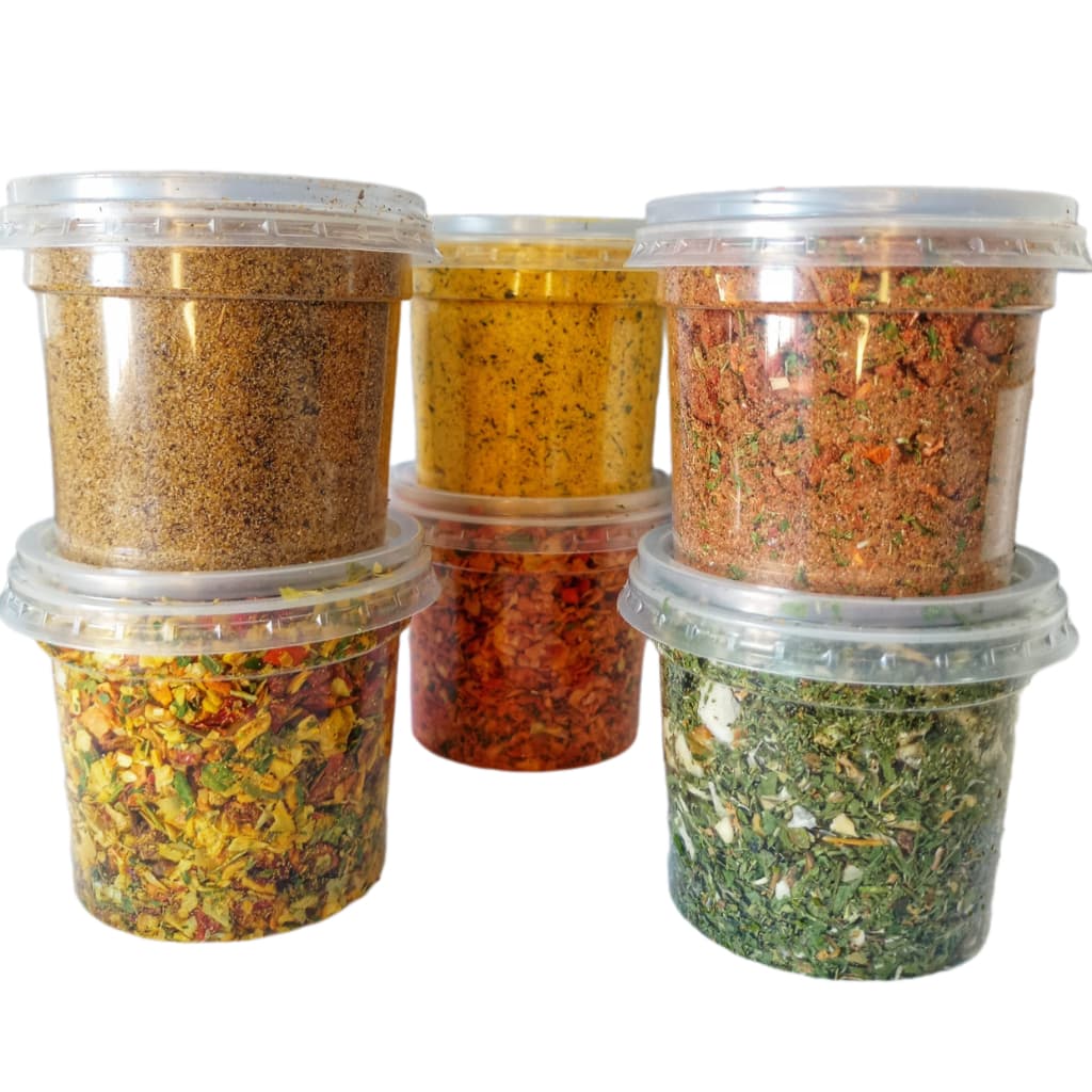 Temperos Kit 6 Temperos e condimentos naturais produzido semi artesanal