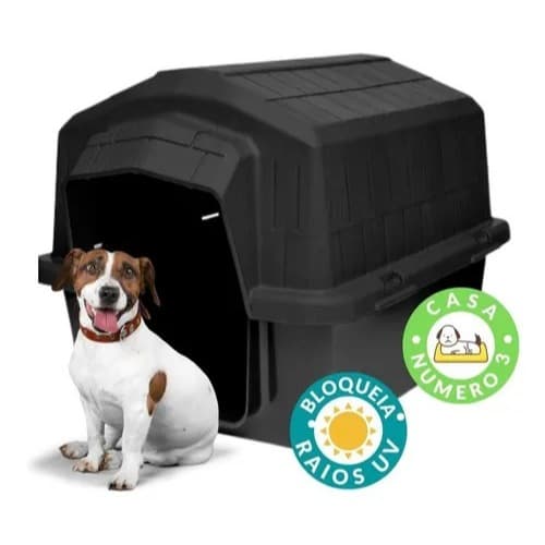 CASINHA NUMERO 3 PARA CACHORROS PETS CASINHA MEDIA PLASTICO RESISTENTE DESMONTAVEL ALVORADA SUPERINJET