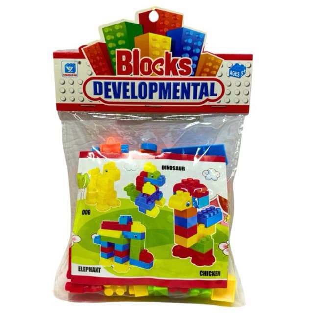 Blocos De montar com 55 Peças Block lego brinquedo