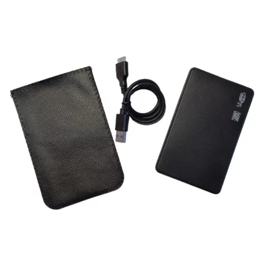 Case Externa Gaveta Hd Ssd 2.5 Notebook Sata 3 Usb 3.0 Preto